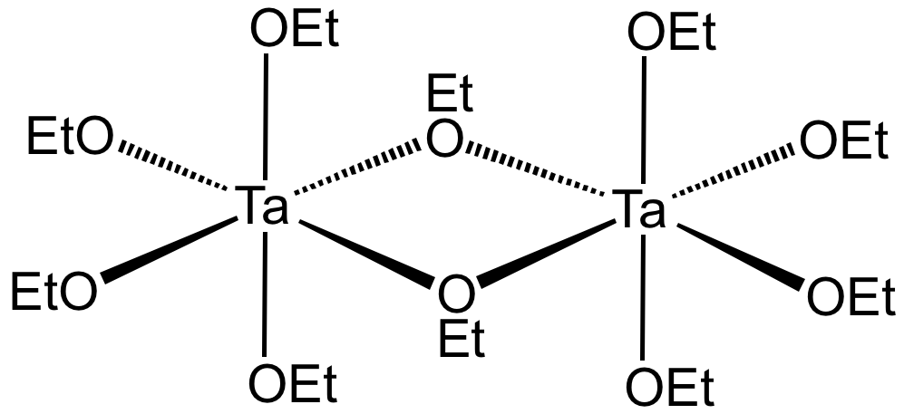 Tantalum(V) ethoxide Chemical Structure