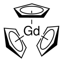 Tris(cyclopentadienyl)gadolinium(III) Chemical Structure