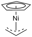 Allyl(cyclopentadienyl)nickel (II) Chemical Structure