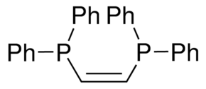 Cis-1,2-Bis(diphenylphosphino)ethylene Chemical Structure
